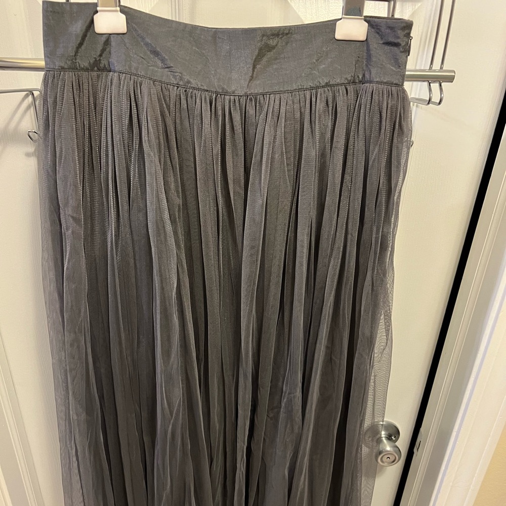 Mesh Maxi Skirt